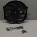 JDMSPEED New 14'' Inch Universal Slim Pull Push Racing Electric Radiator Fan Engine Cooling (Black)
