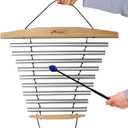 Handy Chime with Mallet for Relaxing Sound Bath Meditation Yoga Class Energy Refresh 9 Tone Swing Chime Sound Healing Instrument