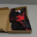 PHOEPET No Pull Dog Harness Medium Reflective Front Clip Puppy Vest with Handle,Adjustable 2 Metal Leash Attachment Hooks(M, Red)