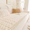 Pet Couch Cover for Dogs Washable Pet-Friendly Dog Sofa Protector for Furniture Boho Pets Mat for Couches and Sofas (27.6x59.06, Beige)