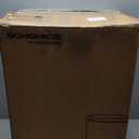 SONGMICS Trash Can with Lid, 8 Gallon Garbage Can, Stainless Steel Small Waste Bin with Step Pedal and Inner Bucket, Soft Close, Kitchen, Sand Beige ULTB003A01