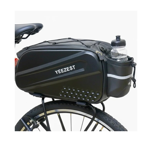 Bike Bag for Bicycle Rear Rack – 10L Hard Shell Waterproof Bike E-Bike Rack Bag with Shoulder Strap & Reflective Strip for Cycling, Commuting, Outdoor Travel, Gifts for Men