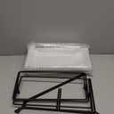 Mfacoy 3 Tier Serving Tray Set, 12" Tiered Serving Trays Platters, Reusable Serving Tray for Party, Collapsible Sturdier Stand with Stable Cross Bars, Serving Platters for Veggie, Fruit, Dessert