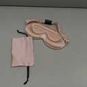 Blissy Silk Sleep Mask Profile - 100% Pure Mulberry Silk 22 Momme 6A Fibers Silk Eye Sleeping Mask for Women & Men for Total Blackout - Blindfold Silk Sleep Mask Side Sleeper Eye Cover (Pink)