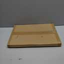 SNOWCLAD Stainless Steel Cutting Board,Double Sided Steel Bread Boards for kitchen,Stainless Steel/Wheat straw pp Large Board for meat,non toxic Chopping,16 * 11 Inch,Dishwasher Safe