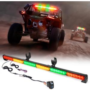 Xprite 36" Offroad Rear Chase LED Strobe Light Bar, All in One w/Turn Signal Brake Reverse Lightbar for Can-Am, ATV, UTV, Yamaha, Side by Side and Off Road Vehicles