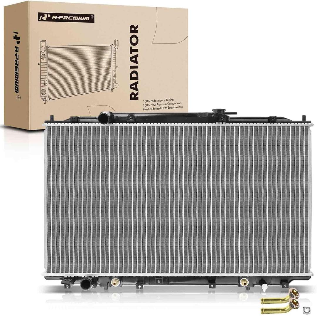 A-Premium Engine Coolant Radiator Assembly with Transmission Oil Cooler Compatible with Honda Odyssey 2005 2006 2007 2008 2009 2010, Automatic Transmission