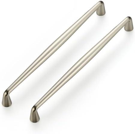 Ravinte 10 Pack 7-1/2 Inch Brushed Nickel Kitchen Cabinet Handles Solid Zinc Alloy Cabinet Pulls Cupboard Hardware Drawer Handles