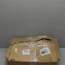 Black Waterproof Tarp Cover for Outdoor: Multi-Purpose Oxford Tarpaulin with Reinforced Webbing Loops for Camping Boat Pool Roof Tent - Durable and Tear Resistant (5ftx5ft) used