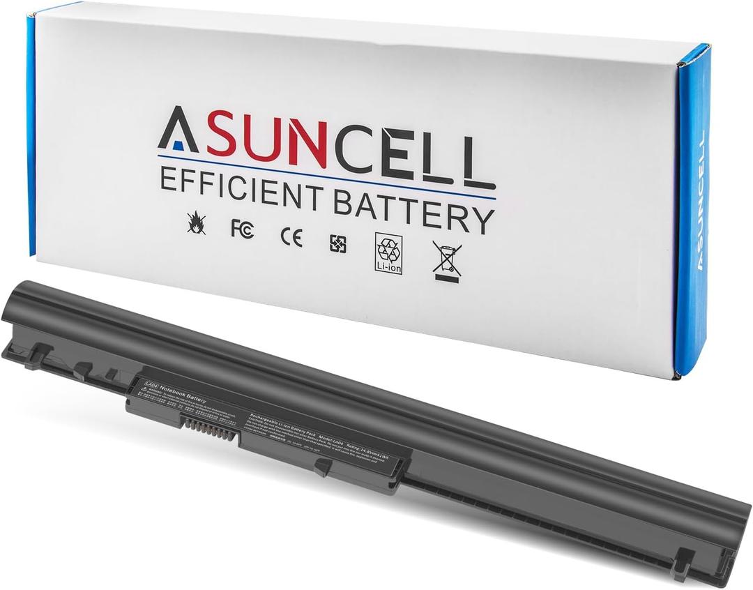 ASUNCELL 776622-001 LA04 Laptop Battery Replacement for HP Pavilion 14 15 241 247 248 340 345 G1 G2 LA03DF 15-F272WM 15-F233WM 15-F211WM 752237-001 728460-001 4 Cells 14.8V 41Wh