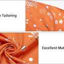 DiBanGu Men's Silk Paisley Dress Shirt Formal Long Sleeve Button-Down Casual Shirts for Wedding Party (Orange)