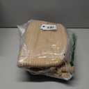 TeoKJ Over the Door Hanging Basket, 3-Tier Woven Cotton Wall-Mounted Storage Organizer Bag Decorative Hanging Nursery Baskets - Jute