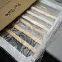 Fairy Baby Extra Wide Baby Gate Black 57.5-62 Inch Wide, Walk Through Pressure Mounted No Drill, Long and Large Tension Dog Gates for Pet and Kids