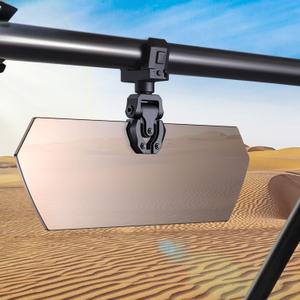 UTV Sun Visor, 1.25-2Roll Bar Cage Work with Windshield fit for Polaris Ranger RZR 1000 XP Turbo Can am Defender Maverick X3 Kawasaki Mule Pioneer 1000 YXZ Teryx, UTV Accessories