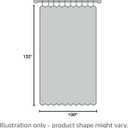 NICETOWN Sliding Glass Door Curtain Extra Long 132 inches Long, Grommet Thermal Insulated Blackout Patio Door Curtain Room Divider for Bedroom/Pergola, Gray, W100 x L132, 1 Panel (Grey)