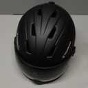 TOMSHOO Ski Helmet and Goggles Set Skateboard Helmet Adjustable Windproof Warm Detachable Liner Snow Winter Sports Helmet for Men Women (Black, Medium)