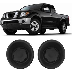 Fog Light Hole Cover Compatible with Nissan Frontier 2005-2019, Left & Right Side Grille Bezel Fog Light Cover Set, OE Replace# NI1038118, NI1039118 | 615343972909, 615343972572 (A Pair)