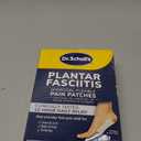 Dr. Scholl's Plantar Fasciitis Pain Patches with Hydrogel Flexible Technology, 8 Ct // Clinically Tested 12-Hour Daily Pain Relief - Contours to Your Foot - with Lidocaine & Menthol, 8 Treatments (White)