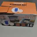 Cozy Essential Travel Vacuum Storage Bags with Rechargeable Cordless Electric Pump, Space Saver Bags for Luggage, Suitcase, Carry-On, for Clothes, Blankets, Comforters, Pillows, 16 Combo