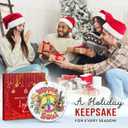 10 x Hippie Christmas Ornaments 2025, Hippie Gifts for Women, Men, Friends, Family - Peace Sign Ornaments for Tree Decorations, Ceramic Boho Christmas Ornaments - Boho Xmas Party Favors