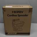 Rozlchar Power Spreader Compatible for Milwaukee 18V Battery, Seed Spreader for Year-Round, Covers Up to 5,000 sq. ft.(Tool Only, No Battery) (Red)