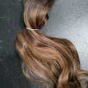 DOORES Human Hair Clip in Extensions, Dark Brown to Chestnut Brown 18 Inch 120g, Remy Clip in Human Hair Extensions 5 Pcs