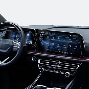 2PCS Matte Screen Protector for 2024-2025 Traverse (LS/LT/Z71/RS/High Country) Accessories Navigation& Dashboard Protector Film Tempered Glass Anti-Glare GPS 17.7''+Dash 11''