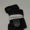 Cordless Heated Knee Massager, FSA Eligible 3-in-1 Electric Massager with Heating Pad for Elbow Shoulder Pain Relief Wrap with 3 Vibration & 6 Heating Modes, Black White