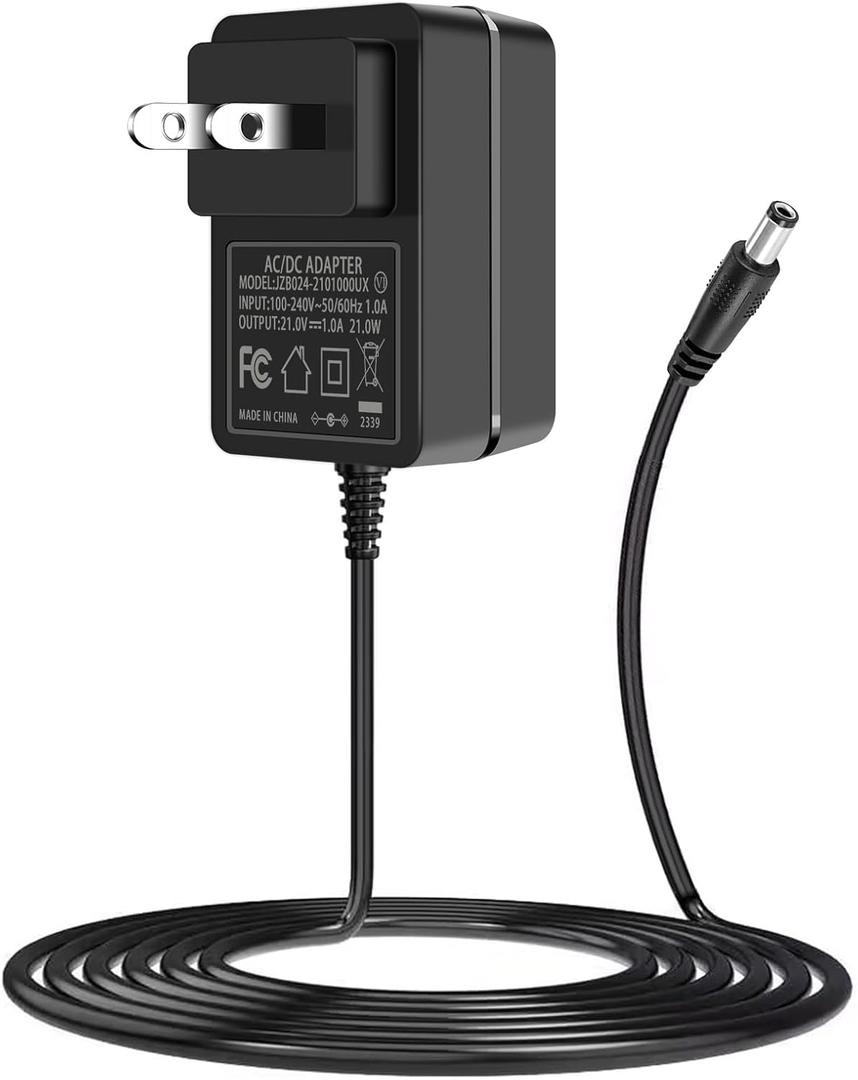 21V Battery Charger, fit for 20V 20 Volt Lithium Battery, Compatible with Electric Drill, Chainsaw, Angle Grinder, Impact Wrench, Reciprocating Saw, Leaf Blower, Car Washer Gun, with LED Indicator.