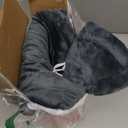 Sunbeam Contoured Heating Pad for Neck & Shoulder Pain Relief with Auto Shut Off Moist Heating Option 22 x 19 Grey