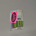 Jacent Plastic Reusable Kids Straws Plus Cleaning Brush, 6 Inch: 24 Straws (24 Count (Pack of 1))