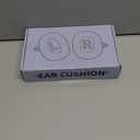 Laselan Upgraded Silicone Ear Cushions for AirPods Max Headphones 2024, Mesh Fabric Covered Ear Pads with Silicone & Memory Foam and Magnet (Starlight)