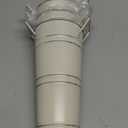 ZEONHEI 3 Pack 9 Inch Tall Galvanized Flower Bucket, Beige Farmhouse French Flower Bucket with Handle, Rustic Buckets Vintage Metal Vases for Flower, Centerpieces, Floral Wedding Arrangements