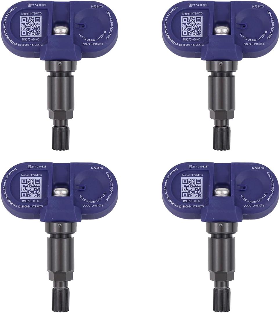 Pack of 4 Tire Pressure Monitoring System TPMS Sensor for Tesla Model 3 S X Y 2021 2022 2023 2024