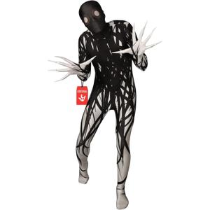 Morphsuits Zalgo Costume Adults, Skinwalker Costume Scary Morph Suits Adults, Zalgo Skin Suit, Shadow Demon Costume Adult (Medium)