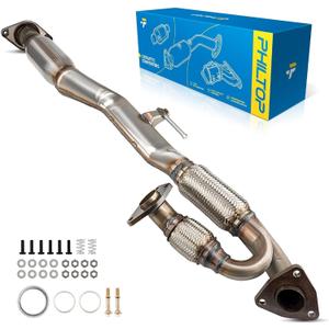 PHILTOP Rear Catalytic Converter Compatible with 2013-2019 Pathfinder/ JX35 3.5L, 2014-2016 QX60 3.5L - Replace# 54976, 643144, 41189 Direct-Fit Stainless Steel (EPA Compliant)