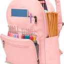 Olikraft Travel Crochet Bag Organizer Backpack - Crochet Yarn Bag, Knitting Bags and Totes, Yarn Bags for Crocheting on the Go (Pink)