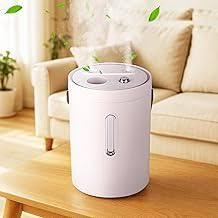 Blingbin Humidifiers for Bedroom, 2.5L Dual Nozzle Air Humidifiers for Home with Night Light, Portable Quiet Cool Mist Humidifiers,Desk Humidifier with LCD Display for Bedroom Travel Office Baby Plant
