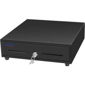 RIBAO 13'' Cash Registers Cash Drawer for Point of Sale(POS) System, 4 Bill 5 Coin with Adjustable Coin Slots, 24V, RJ11/RJ12 Interface 4 Key-Lock RIBAO 13'' Cash Registers Cash Drawer for Point of Sale(POS) System, 4 Bill 5 Coin with Adjustable Coin Slots, 24V, RJ11/RJ12 Interface 4 Key-Lock