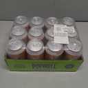 Popwell Orange Cream Caffeinated Better-For-You Prebiotic Soda, with 6g Fiber, 1g Sugar, Vitamins and Immunity Support, 12 fl oz Cans (pack of 12)