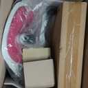 Kids Desk Chair, Ergonomic Design Desk Chair with Footrest, Height Adjustable Seat, Comfy Comfortable Cushion Computer Task Chair, Smooth Rolling Wheels for Student and Children, Rosie Pink