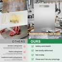 2 Pack Titanium Cutting Board - 100% m Cutting Boards For Kitche,Easy to clean, Double-sided food-grade Cutting Board For Cutting Meats, Fruits And Vegetables,13 * 9