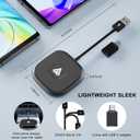 Android Auto Wireless Adapter for Wired Android Auto Cars Converts Wired to Wireless - Easy Setup Plug & Play Seamless Connection Stable and Fast