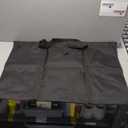 JJRING Dacron Light Weight Art Portfolio Tote Bag, 25'' x 37'' for 24'' x36'' Black Carrying Storage Case For Poster, Sketching, and Drawing