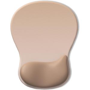 Gel Mouse Pad with Wrist Rest, Ergonomic Office Mousepad with Massage Design, Non-Slip & Smooth Surface Comfortable Desk Accessories Mat for Office, Gaming and Study. (Chocolate brown)