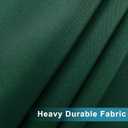 XWZO Kitchen Valances Curtains for Windows Living Room Bedroom Bathroom Toppers Farmhouse Style Rustic Dinning Room Thermal Insulated Rod Pocket, W42 x L16 Inch Length, Green, 1 Panel