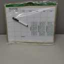 MaxGear Magnetic Calendar Whiteboard for Wall  16"x12" Dry Erase Board with Handle, Double-Sided Gold Aluminum Alloy Frame, Monthly Planner White Board for Home, Office, School