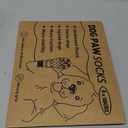 Anti Slip Dog Socks to Prevent Licking Paws - Double Side Paw Covers Dogs Grip Sock for Hardwood Floors, No Twist Dog Booties Grippy Socks for Small Medium Large Senior Dogs, Dark Grey and Pink, S (S(Pack of 4))