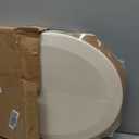 Bemis 500EC Durable Wood Toilet Seat with Easy Clean Hinges, Made in USA, Round, Bone