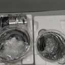 Kitchen in the box Food Processor, Electric Meat Grinder & Food Chopper with 400W Powerful Veggie Chopper-2 Bowls8 Cup+8 Cup & 2 Bi-Level Blades for Meat/Fish/Vegetable/Baby FoodBlack Button